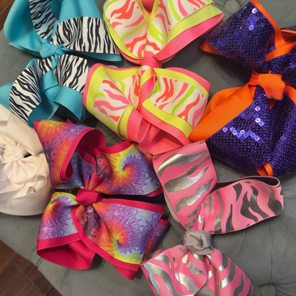 Colorful Boutique Kids Hair Bow Set of 11